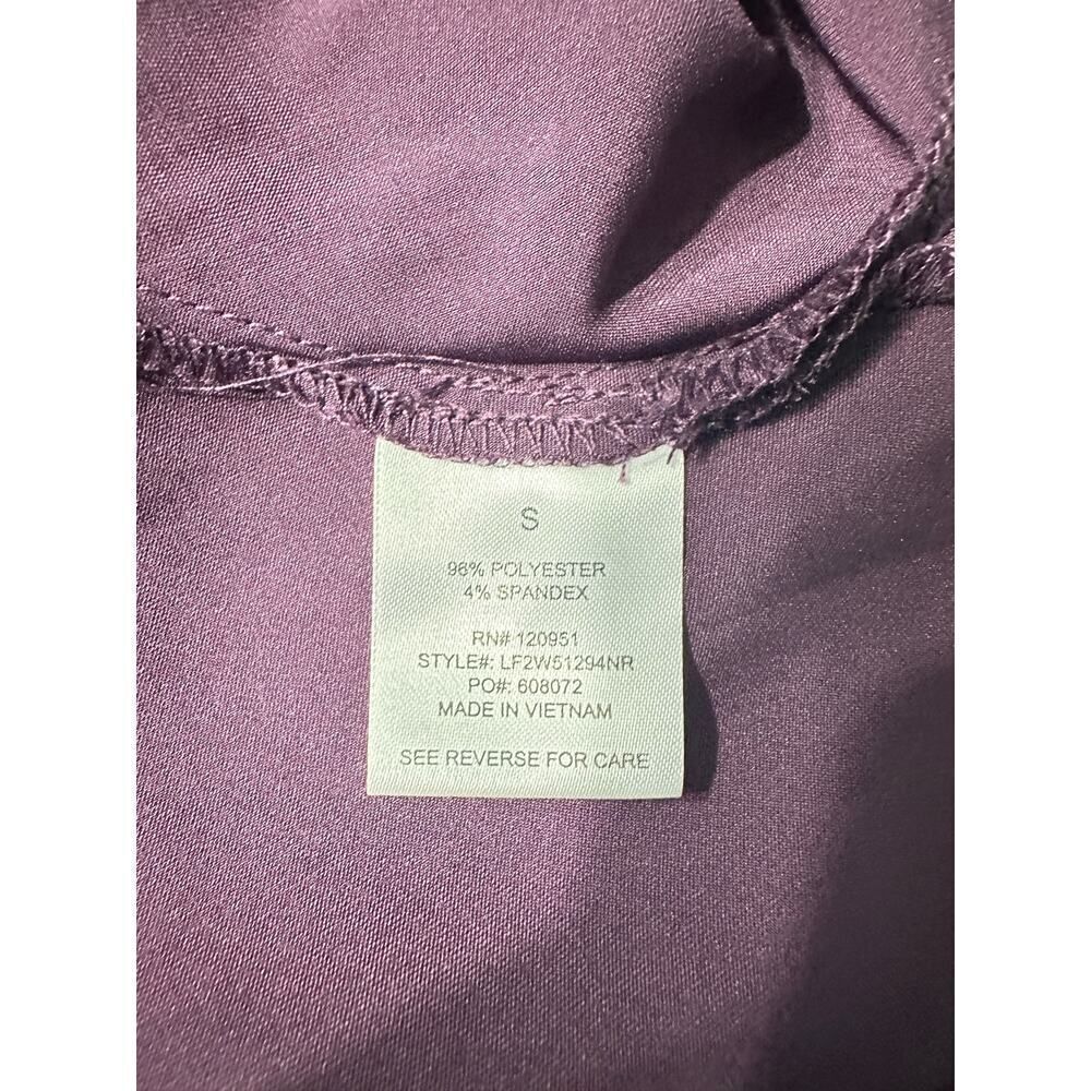 Olive + Oak Slip Dress Women's Small Purple One Shoulder Satin Knee Length NWT - Picture 6 of 8